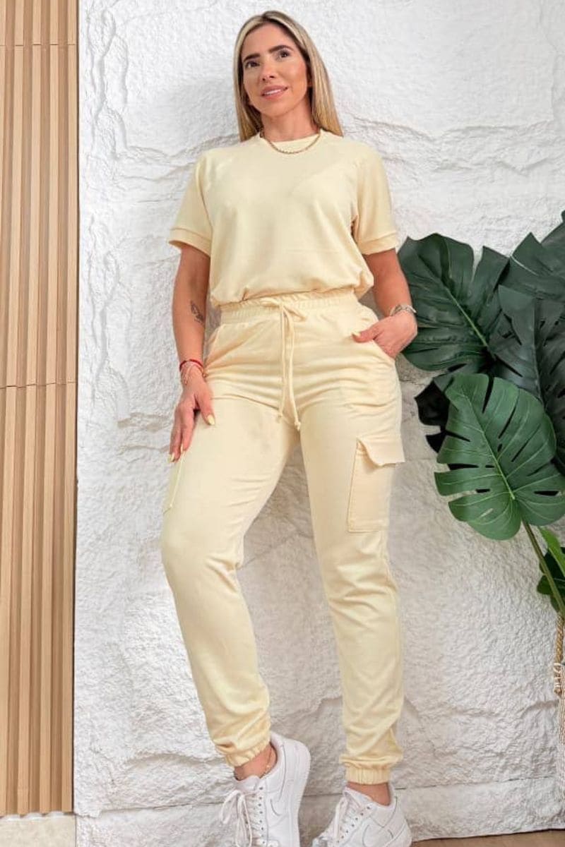 Conjunto Cargo Manga Raglan