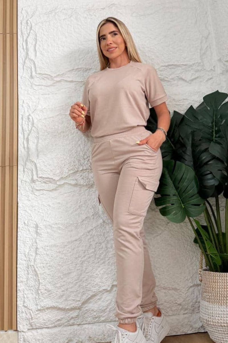 Conjunto Cargo Manga Raglan
