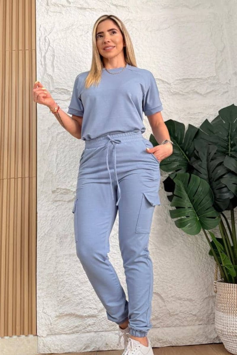 Conjunto Cargo Manga Raglan
