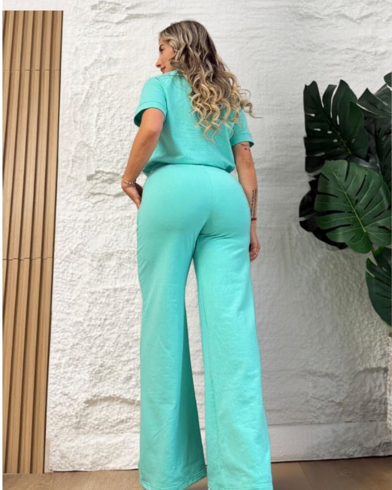 Conjunto Raglan Campana