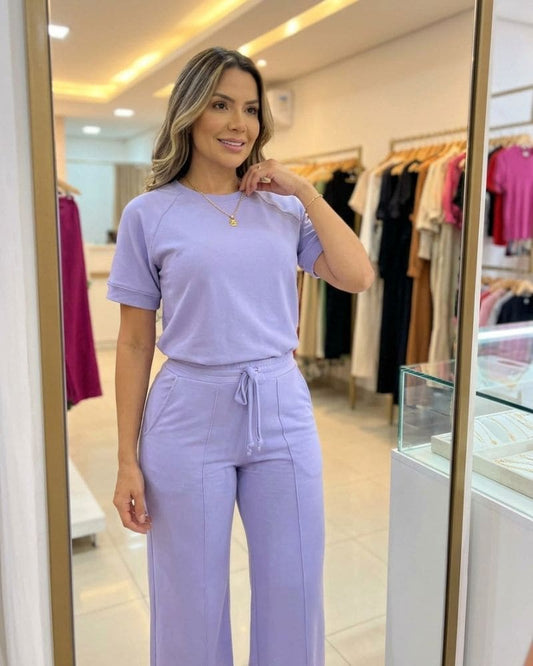 Conjunto Raglan Campana