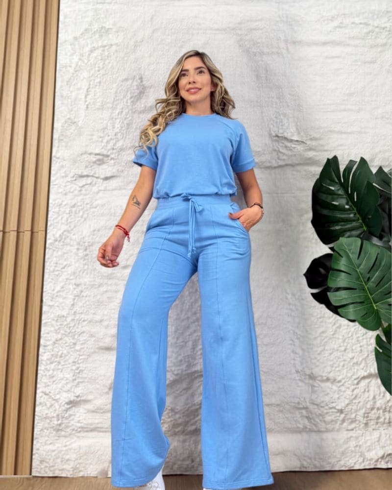 Conjunto Raglan Campana