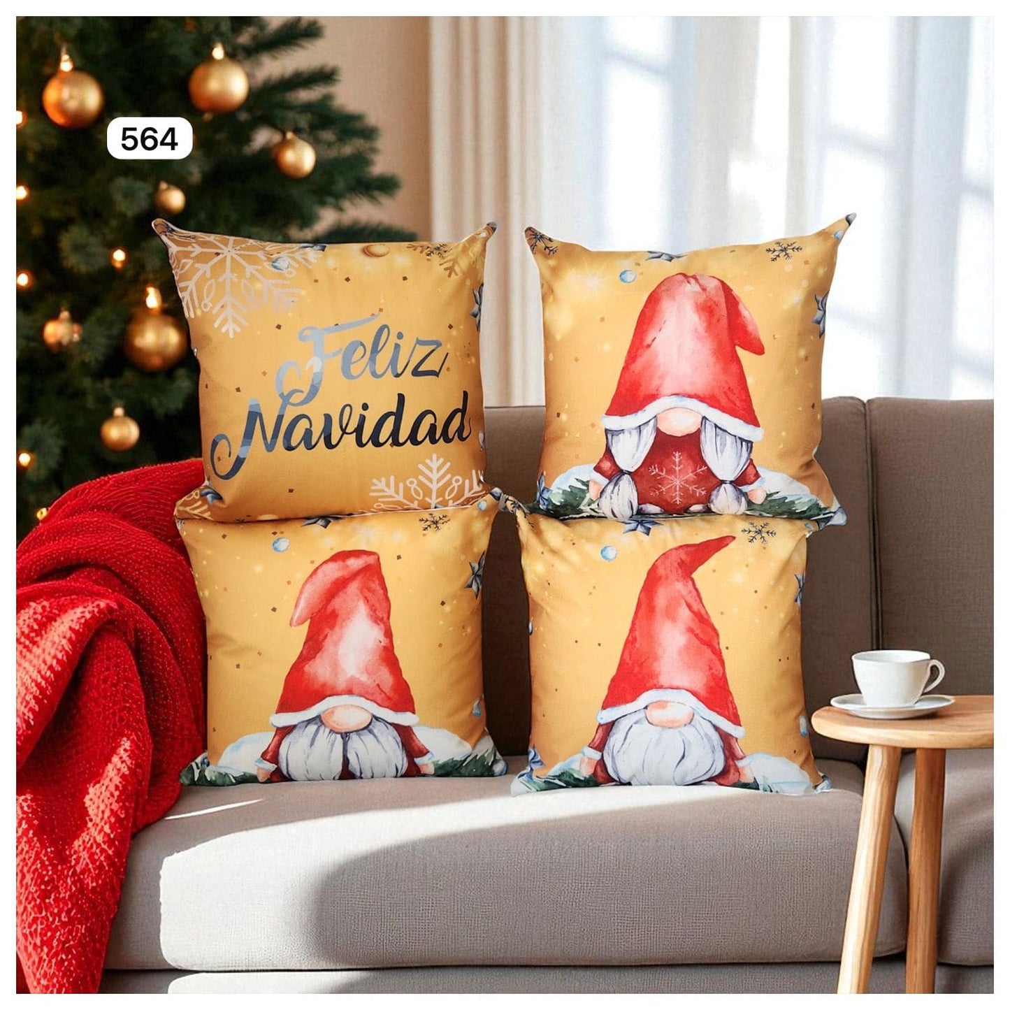 Cojines de Navidad x 4