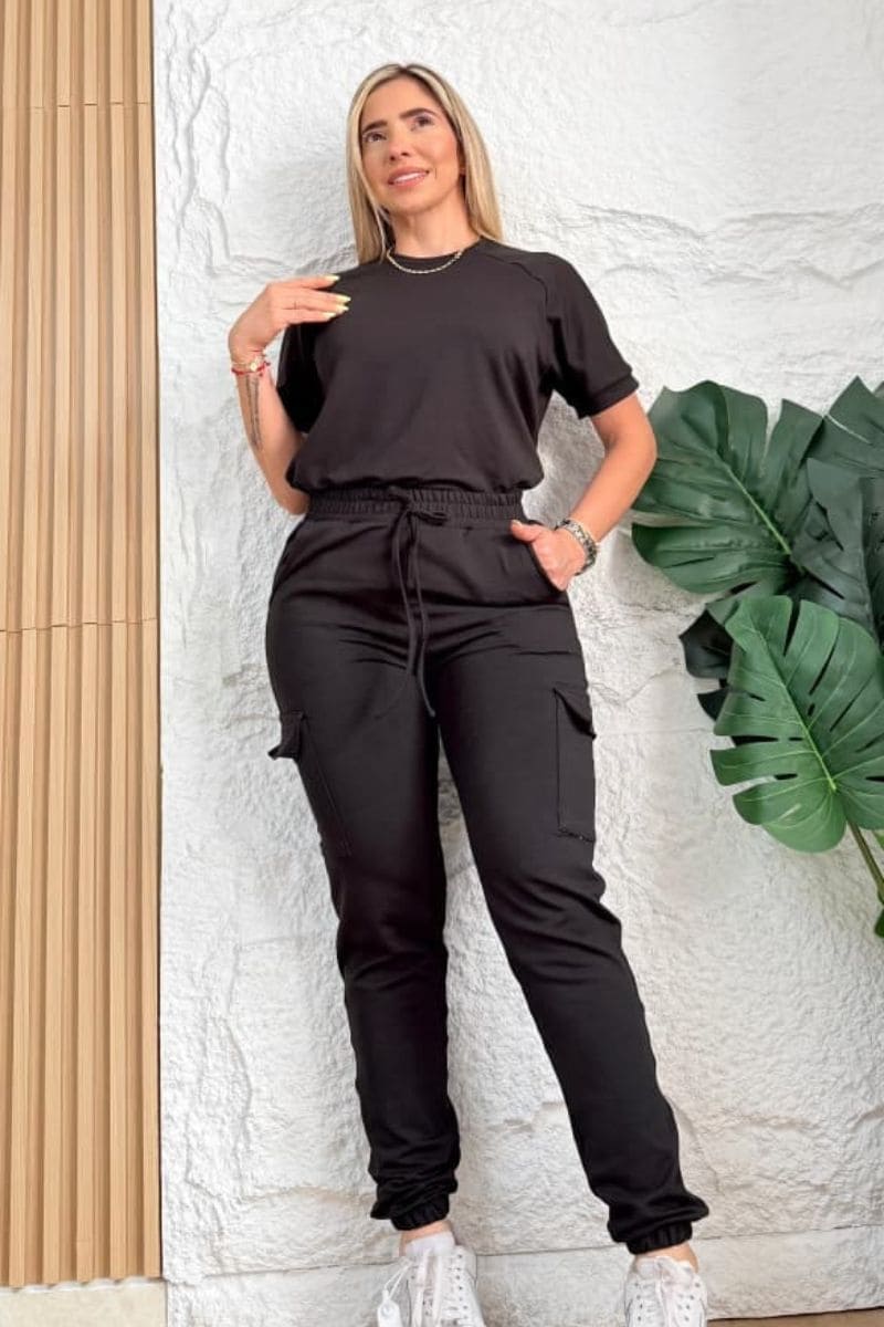 Conjunto Cargo Manga Raglan