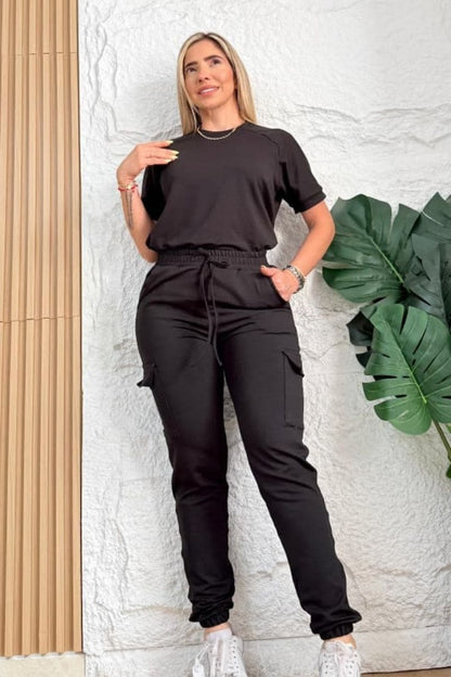 Conjunto Cargo Manga Raglan