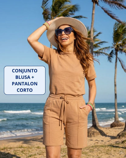 Conjunto Raglan Short