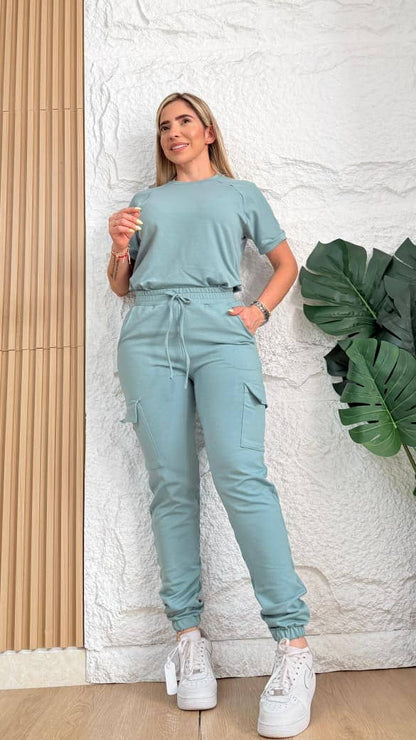 CONJUNTO Cargo Manga Raglan