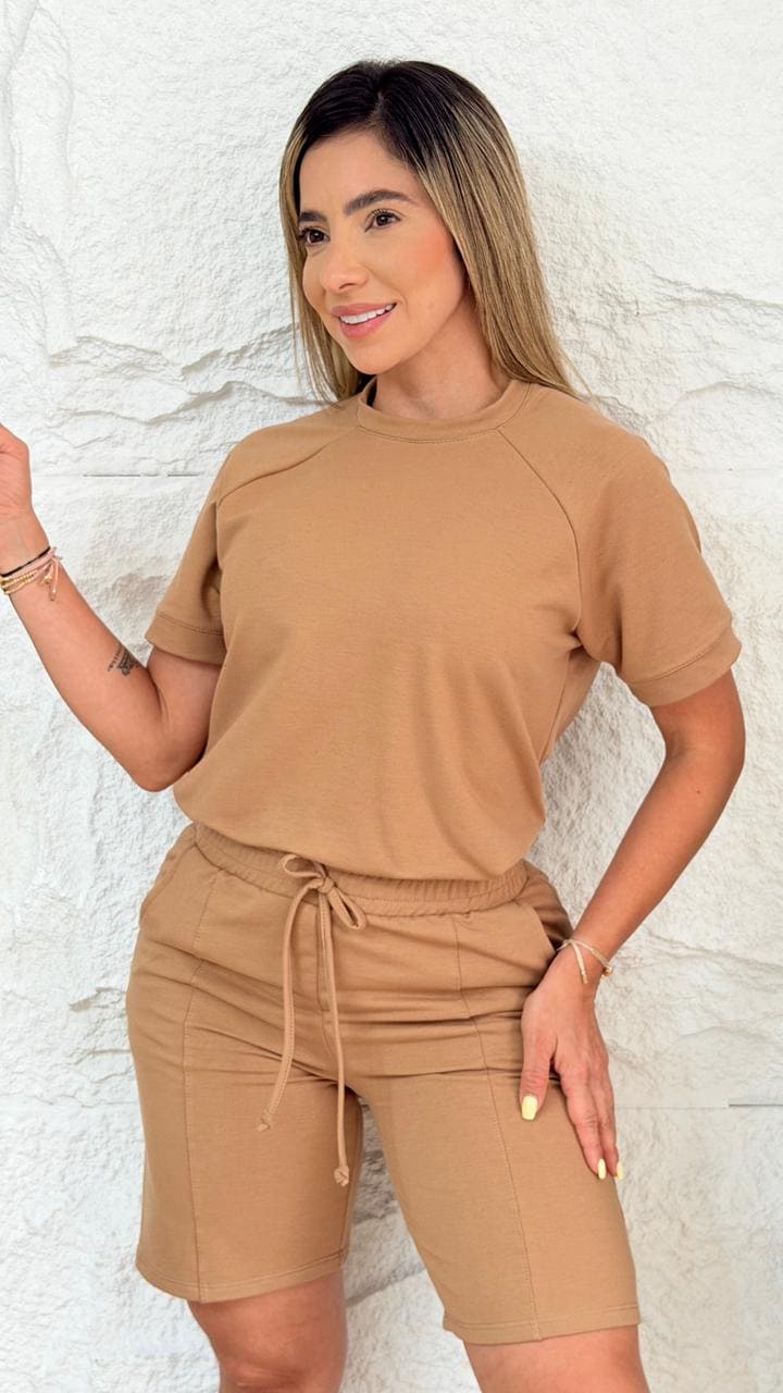 Conjunto Raglan Short
