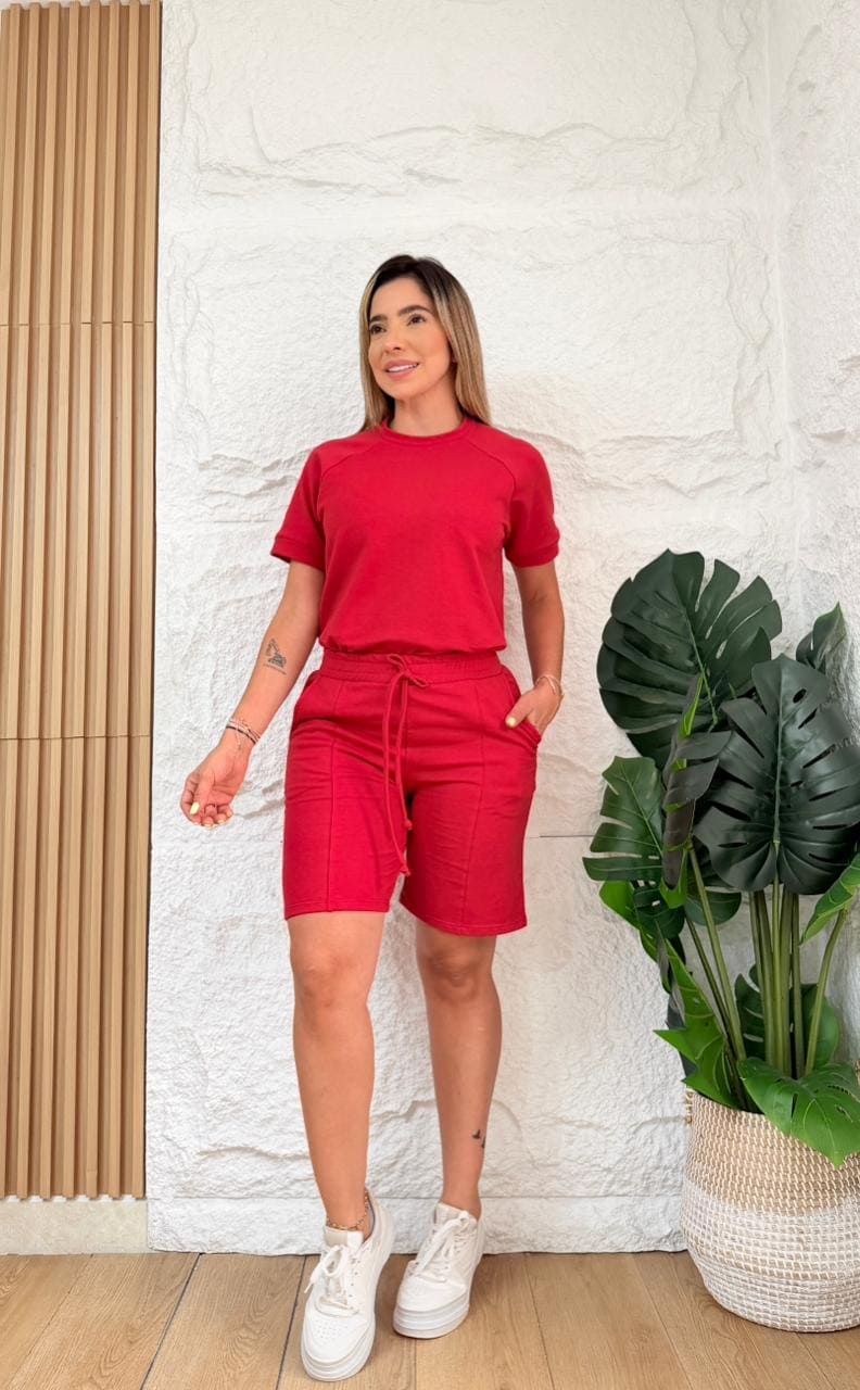 Conjunto Raglan Short