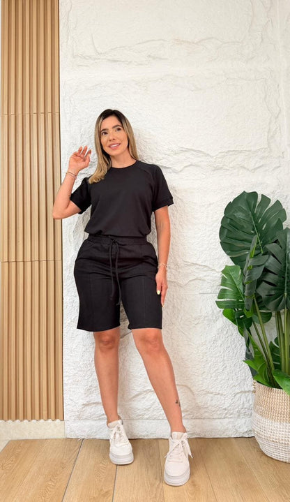 Conjunto Raglan Short