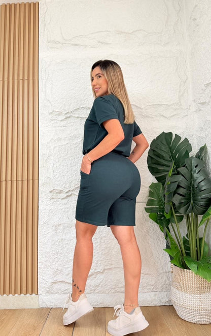 Conjunto Raglan Short